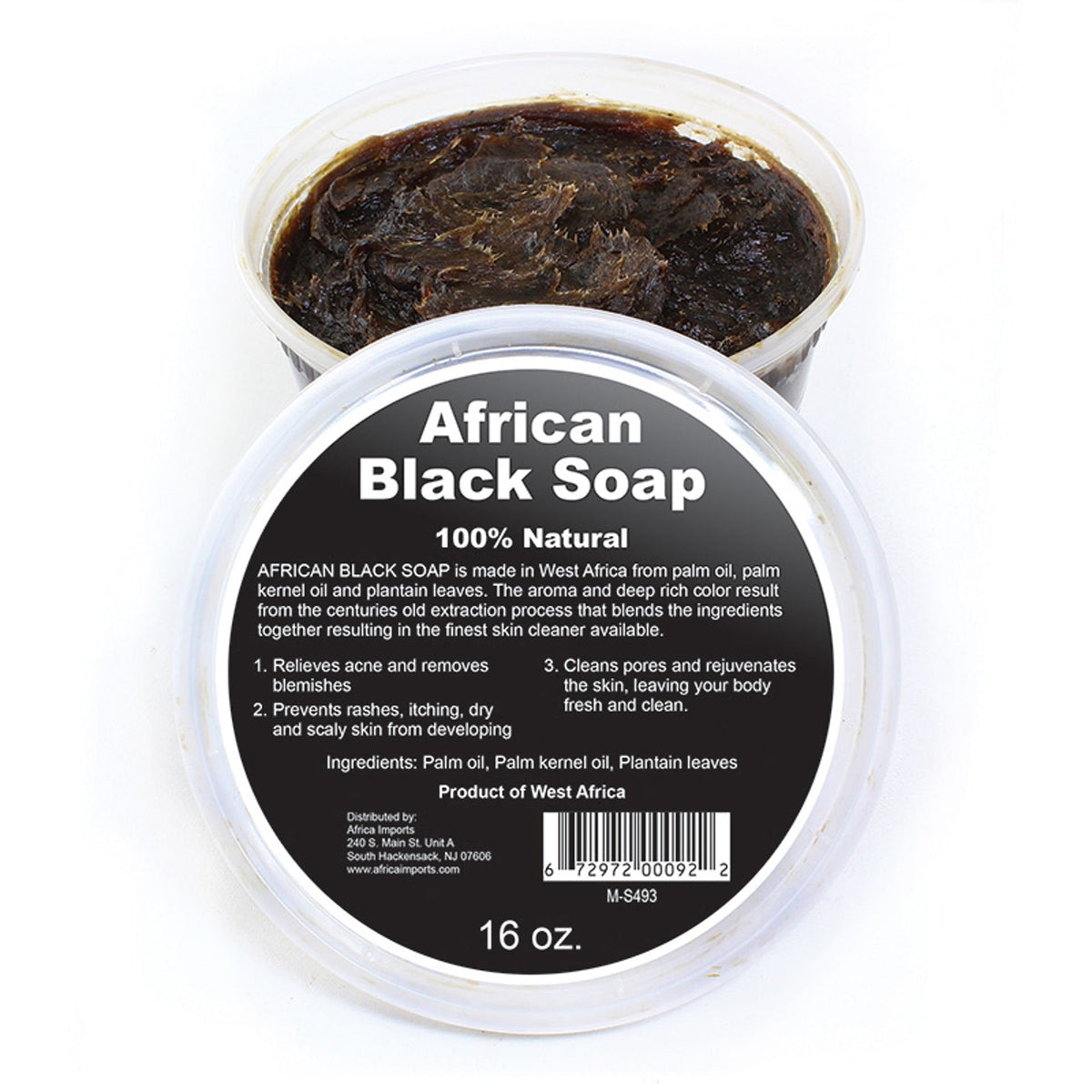 100% Authentic African Black Soap Paste – Deep Cleansing & Skin Detox