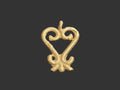 African Brass Pendant, Sankofa Adinkra Pendant, Ethnic Pendants
