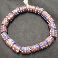 African glass beads, evil eye beads, AAB# 1585