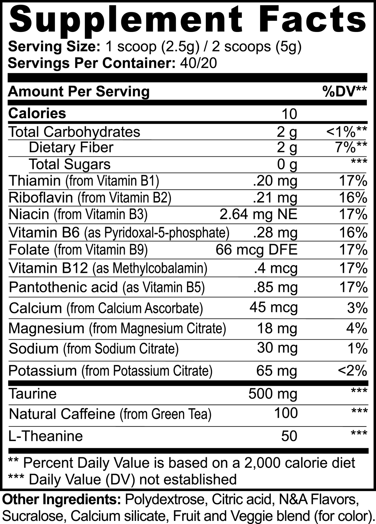 Strawberry Shortcake Pre-Workout Energy Powder + Focus Boost & Hydration | Sugar Free