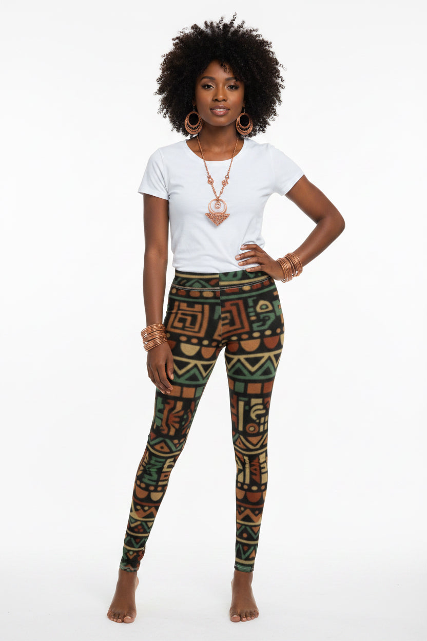Mystic African Patterns All-Over Leggings #9