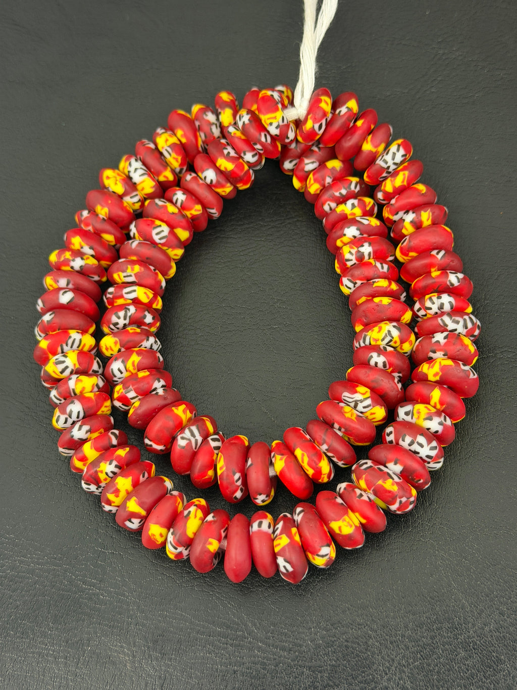 Authentic Fused Krobo Rondelle Glass Beads for Jewelry Designers | Ghana Recycled Glass Collection