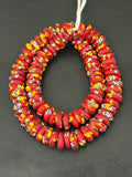 Authentic Fused Krobo Rondelle Glass Beads for Jewelry Designers | Ghana Recycled Glass Collection