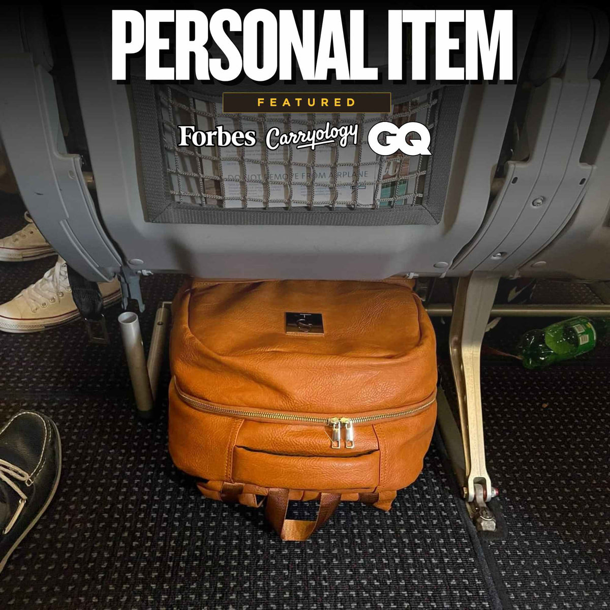 Brown Leather Commuter Bag
