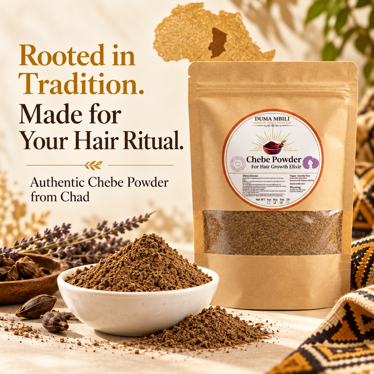 Original Chadian Chebe Hair Powder