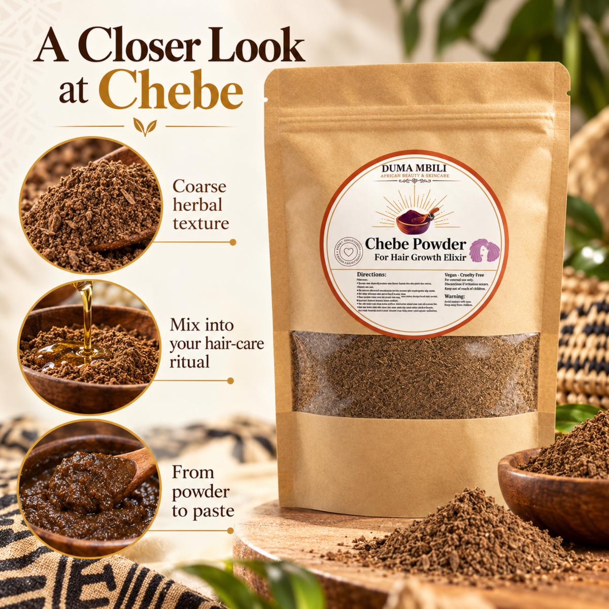 Original Chadian Chebe Hair Powder