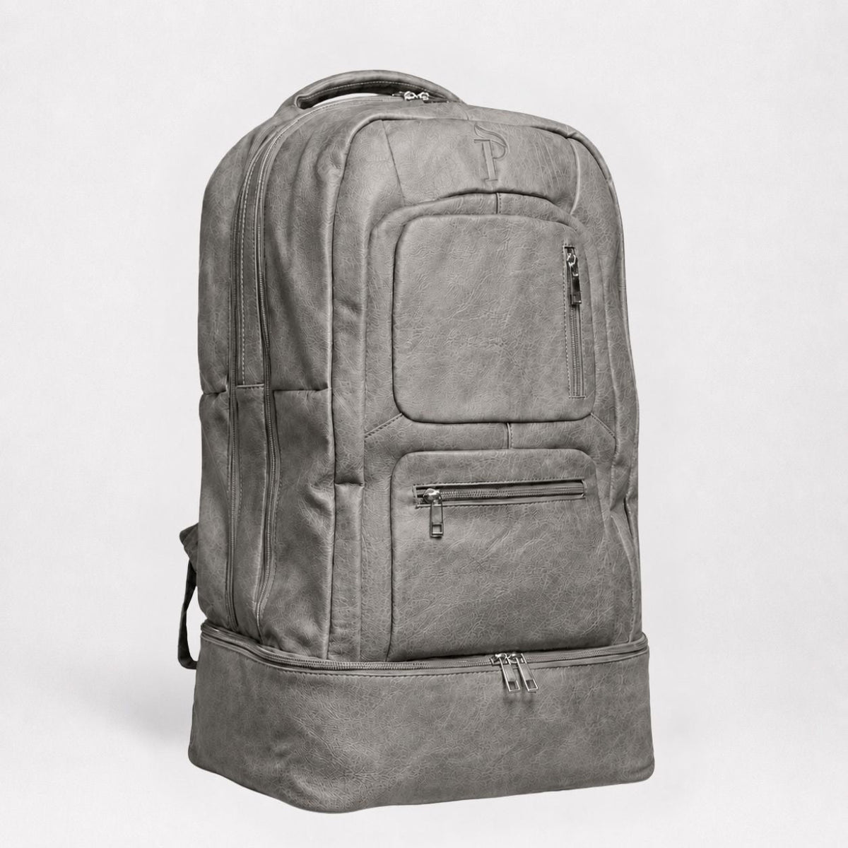 Grey Leather Carry-On Patented Backpack (Only 300 Made)