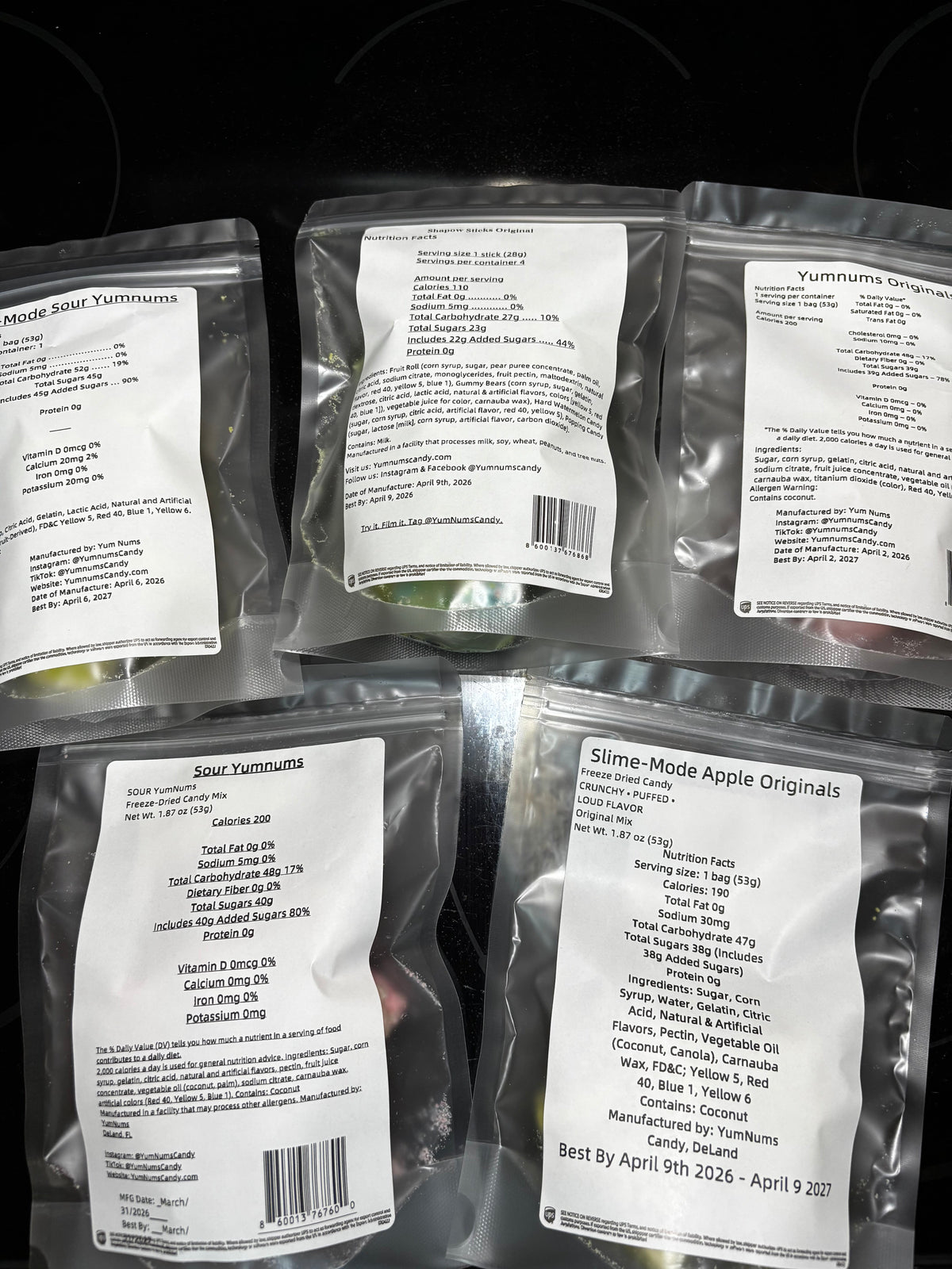 Slime Mode Freeze-Dried Candy Variety Box