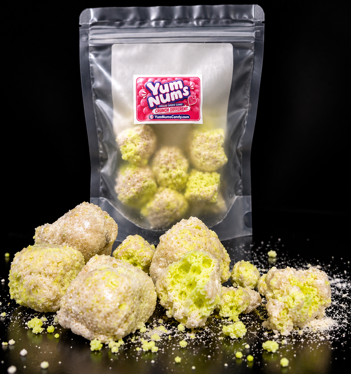 Green Apple Sour Freeze-Dried Candy