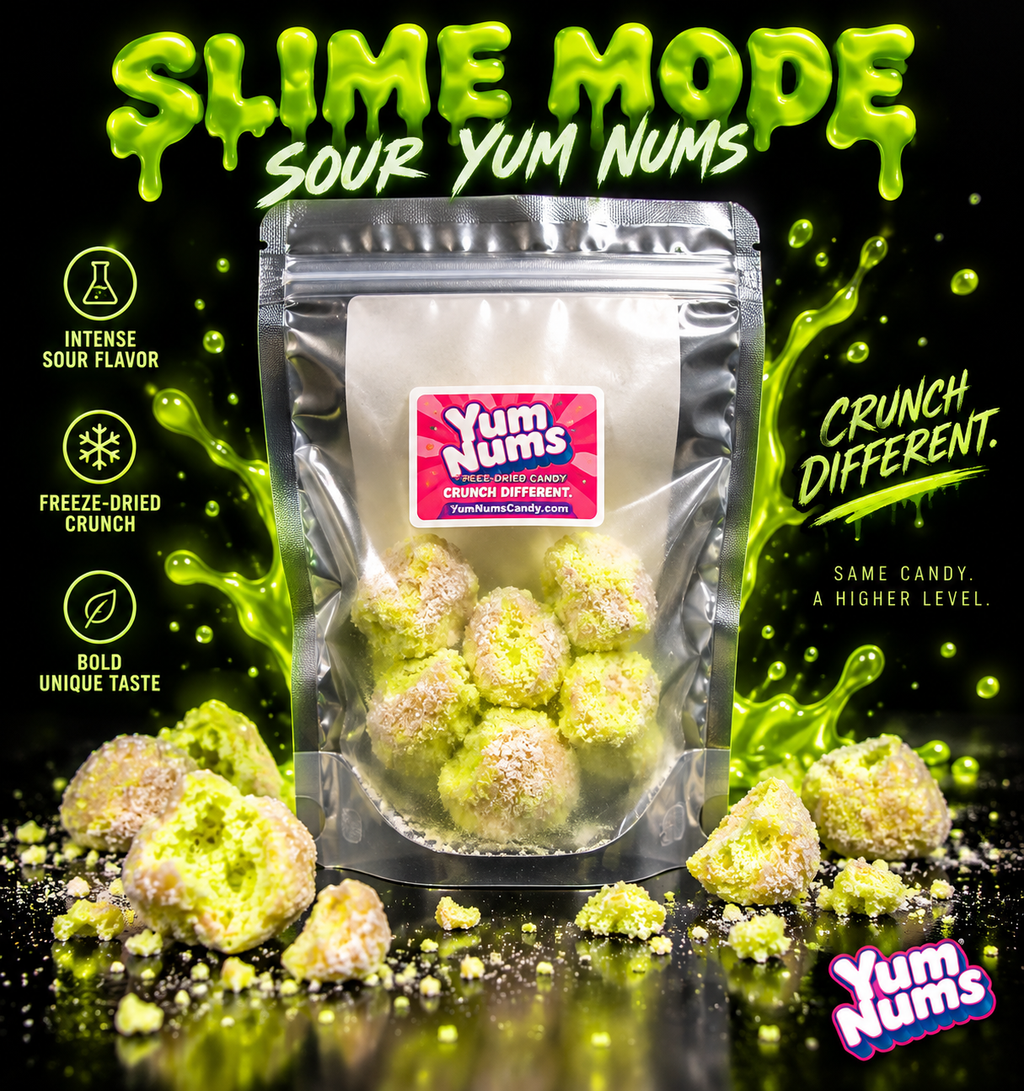 Green Apple Sour Freeze-Dried Candy