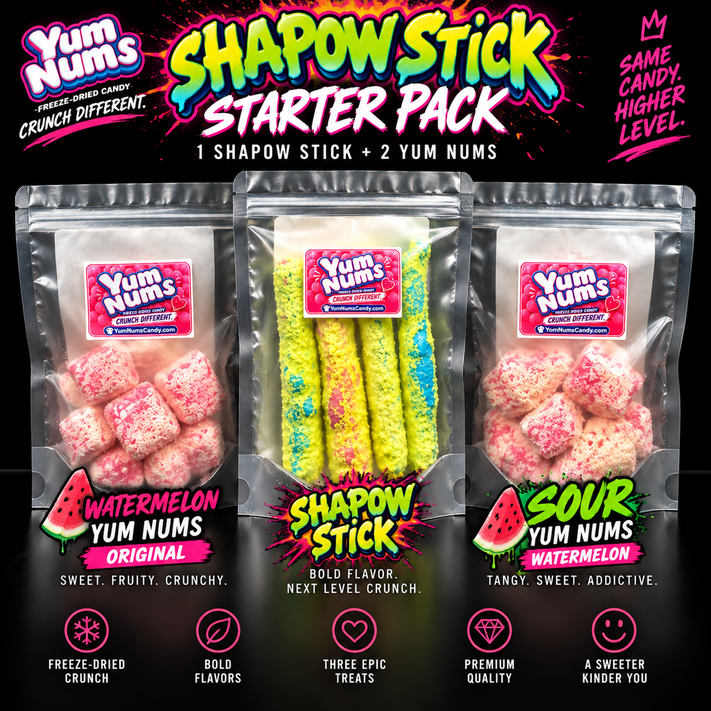 Shapow Sticks Crunch Start Pack | Freeze-Dried Candy Sampler