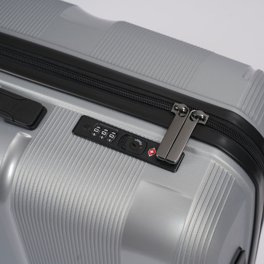 28-inch Silver Hardcase Roller Luggage