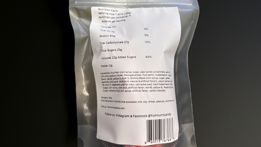 Shapow Sticks™ Freeze-Dried Fruit Roll-Up Candy